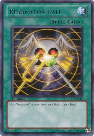 Resonator Call [EXVC-EN047] Rare Yu-Gi-Oh!