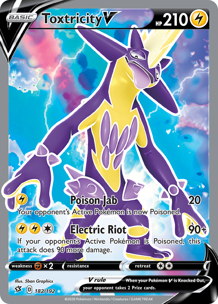 Toxtricity V (182/192) [Sword & Shield: Rebel Clash] Pokémon