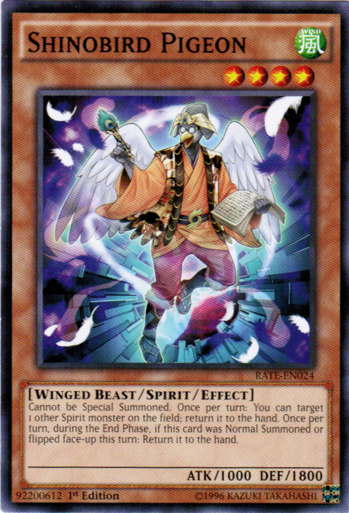 Shinobird Pigeon [RATE-EN024] Common Yu-Gi-Oh!