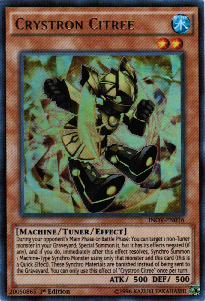 Crystron Citree [INOV-EN016] Ultra Rare Yu-Gi-Oh!