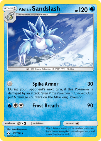 Alolan Sandslash (29/156) [Sun & Moon: Ultra Prism] Pokémon