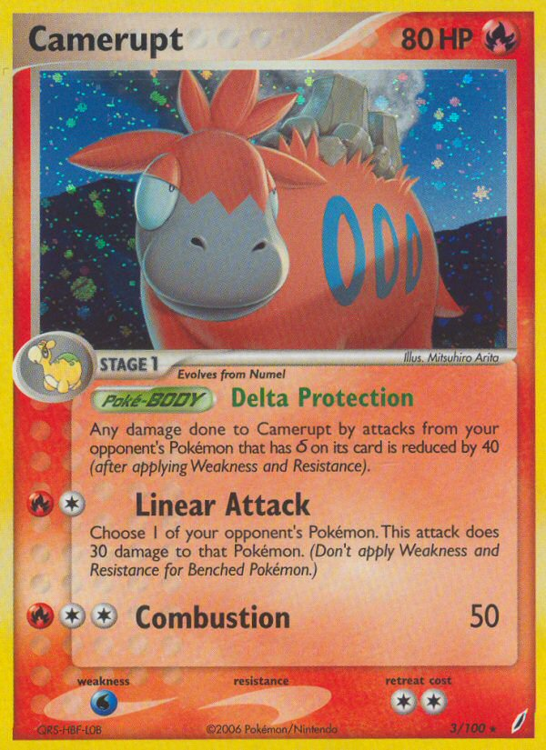 Camerupt (3/100) [EX: Crystal Guardians] Pokémon