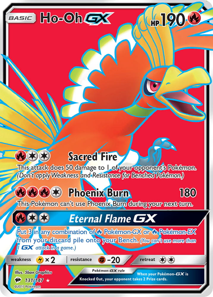 Ho-Oh GX (131/147) [Sun & Moon: Burning Shadows] Pokémon