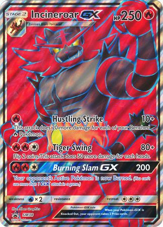 Incineroar GX (SM38) (Jumbo Card) [Sun & Moon: Black Star Promos] Pokémon
