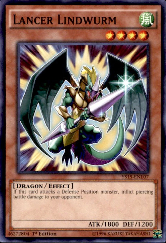Lancer Lindwurm [YS15-ENL07] Common Yu-Gi-Oh!