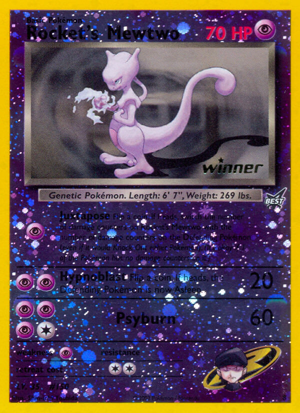 Rocket's Mewtwo (8) [Best of Promos] Pokémon