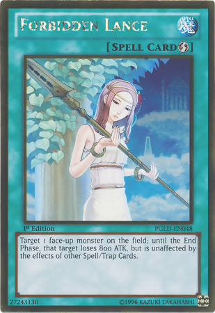 Forbidden Lance [PGLD-EN048] Gold Rare Yu-Gi-Oh!
