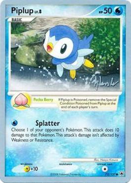 Piplup LV.8 (72/100) (Empotech - Dylan Lefavour) [World Championships 2008] Pokémon
