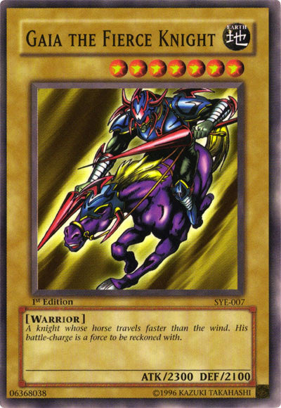 Gaia The Fierce Knight [SYE-007] Common Yu-Gi-Oh!