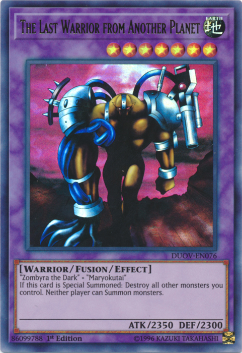 The Last Warrior from Another Planet [DUOV-EN076] Ultra Rare Yu-Gi-Oh!