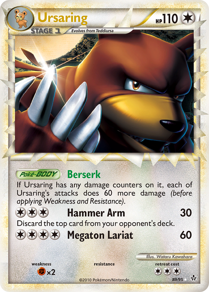 Ursaring (89/95) [HeartGold & SoulSilver: Unleashed] Pokémon