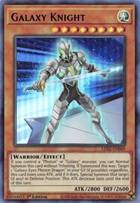 Galaxy Knight (Blue) [LDS2-EN049] Ultra Rare Yu-Gi-Oh!