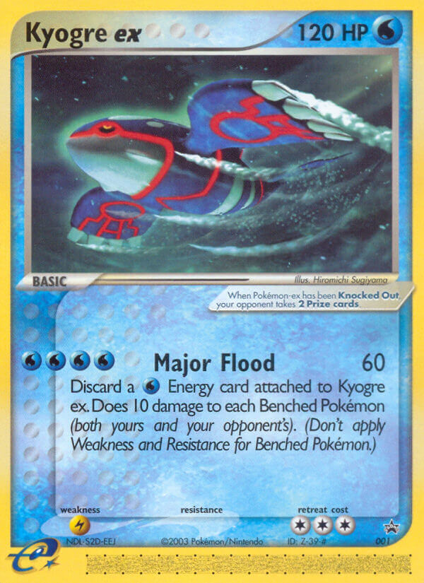 Kyogre ex (001) [Nintendo: Black Star Promos] Pokémon