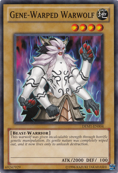 Gene-Warped Warwolf [DEM1-EN004] Common Yu-Gi-Oh!