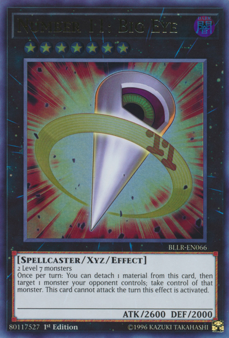 Number 11: Big Eye [BLLR-EN066] Ultra Rare Yu-Gi-Oh!
