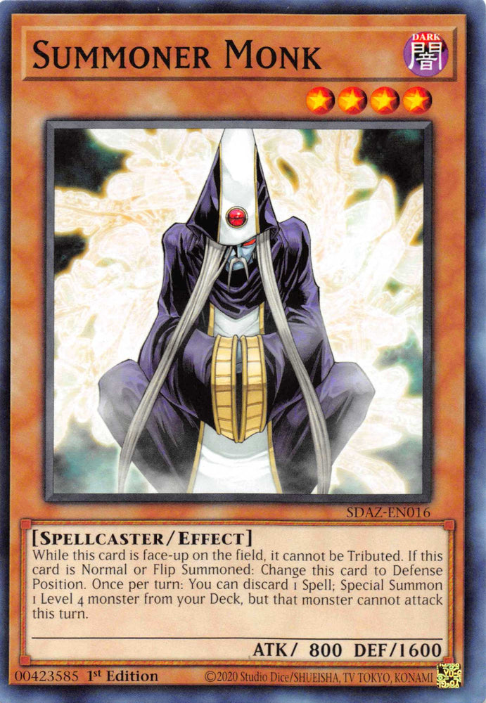 Summoner Monk [SDAZ-EN016] Common Yu-Gi-Oh!