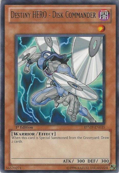 Destiny HERO - Disk Commander [RYMP-EN035] Rare Yu-Gi-Oh!