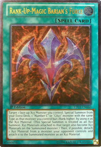 Rank-Up-Magic Barian's Force [LTGY-EN060] Ultimate Rare Yu-Gi-Oh!