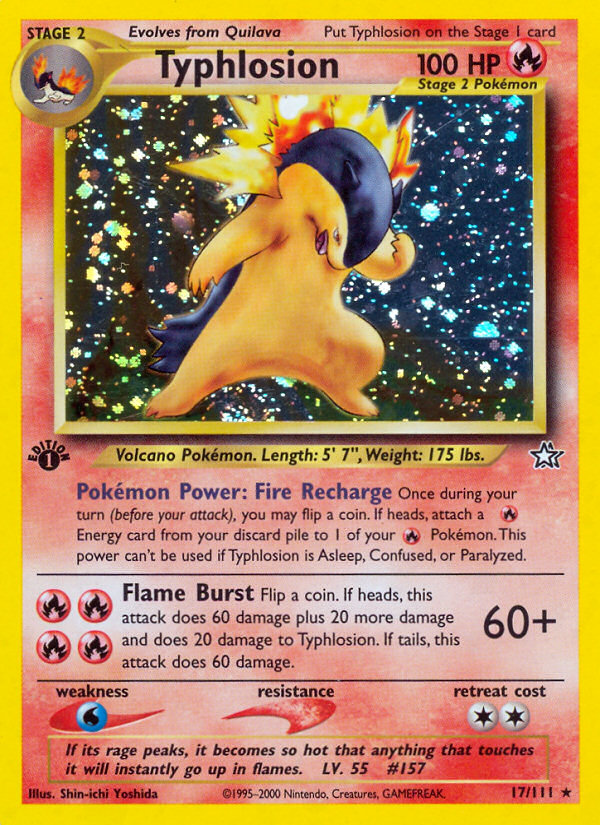 Typhlosion (17/111) [Neo Genesis 1st Edition] Pokémon
