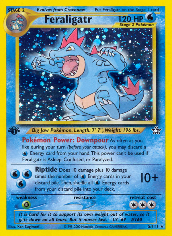 Feraligatr (5/111) [Neo Genesis 1st Edition] Pokémon