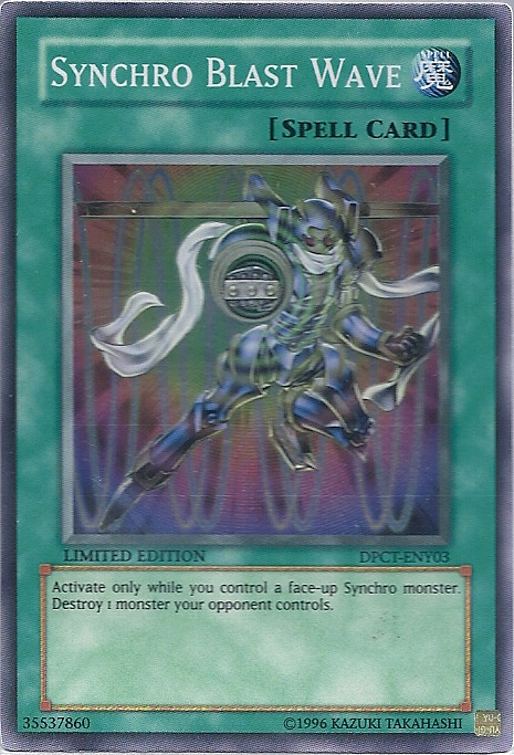 Synchro Blast Wave [DPCT-ENY03] Super Rare Yu-Gi-Oh!