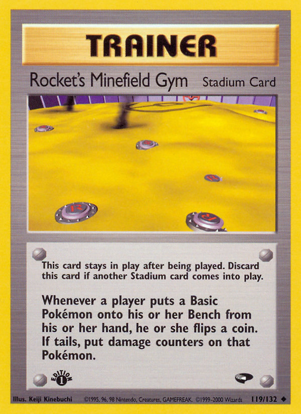Rocket's Minefield Gym (119/132) [Gym Challenge 1st Edition] Pokémon