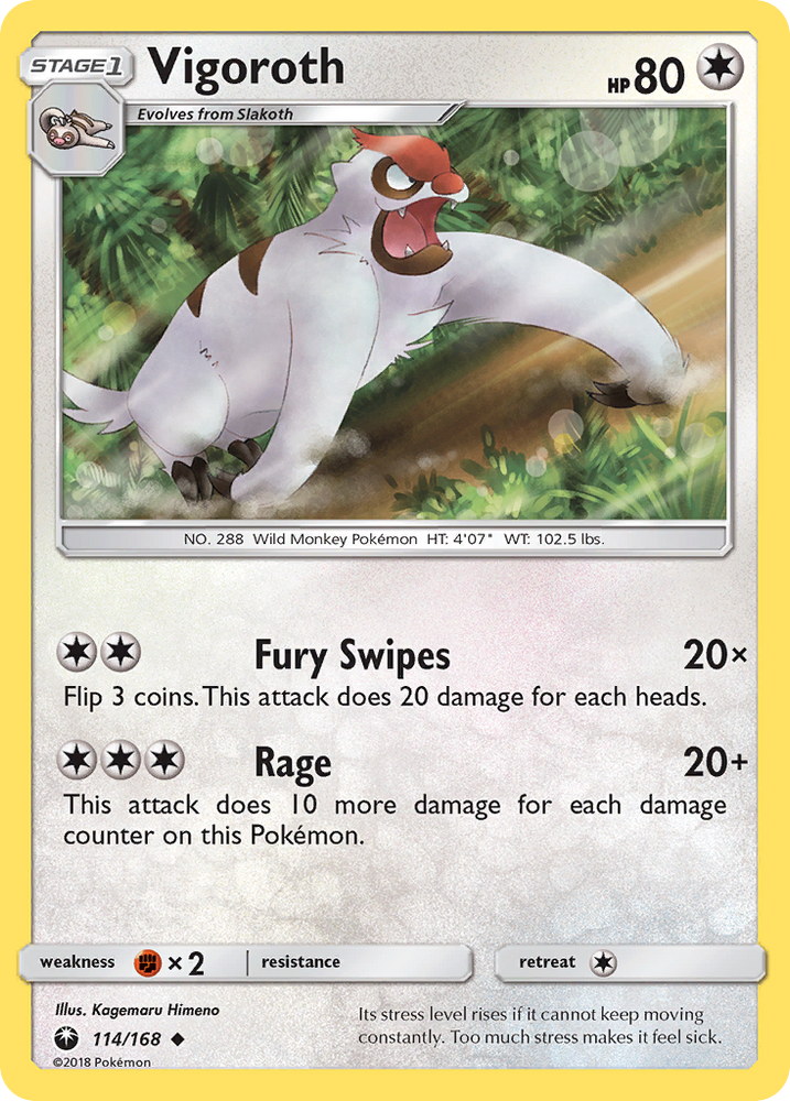 Vigoroth (114/168) [Sun & Moon: Celestial Storm] Pokémon