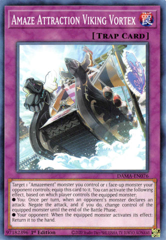 Amaze Attraction Viking Vortex [DAMA-EN076] Common Yu-Gi-Oh!