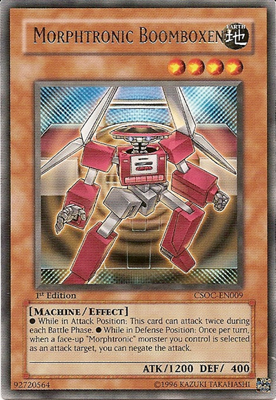 Morphtronic Boomboxen [CSOC-EN009] Rare Yu-Gi-Oh!