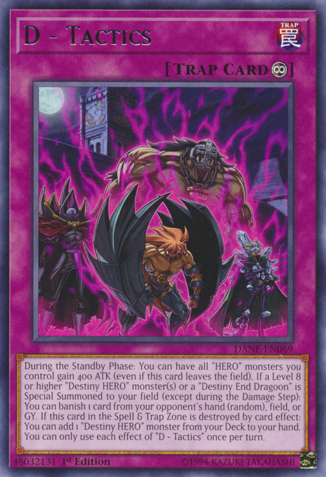 D - Tactics [DANE-EN069] Rare Yu-Gi-Oh!