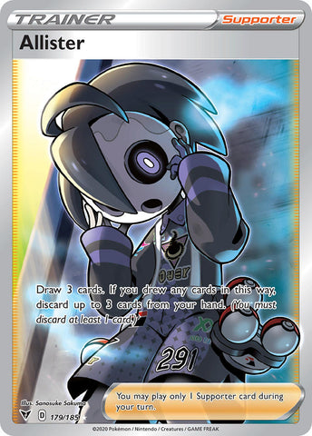 Allister (179/185) [Sword & Shield: Vivid Voltage] Pokémon
