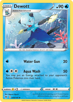 Dewott (034/185) [Sword & Shield: Vivid Voltage] Pokémon