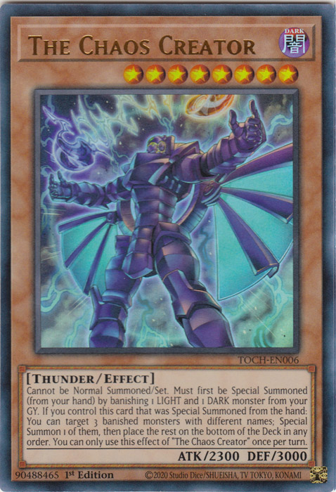 The Chaos Creator [TOCH-EN006] Ultra Rare Yu-Gi-Oh!