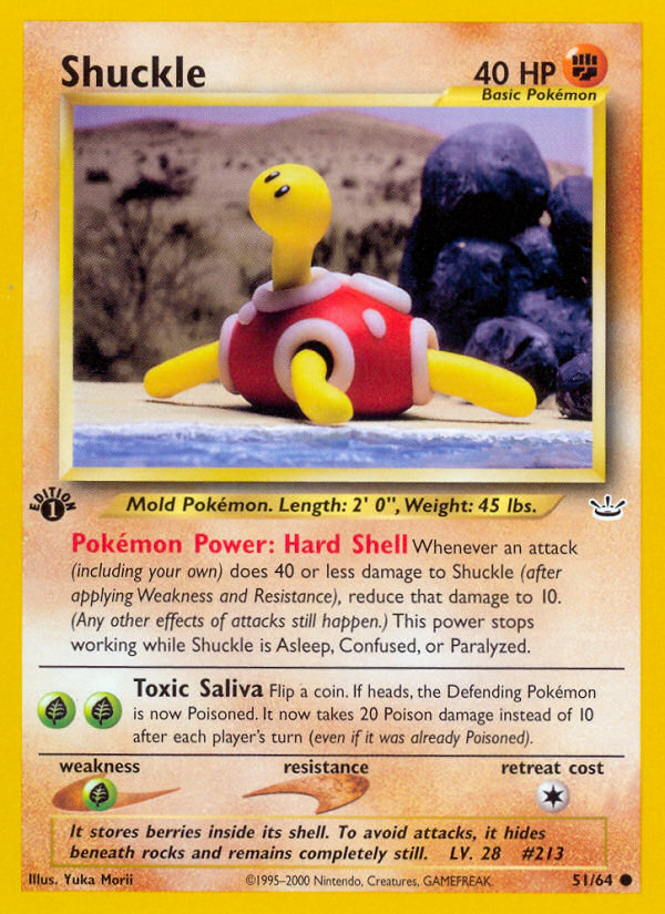 Shuckle (51/64) [Neo Revelation 1st Edition] Pokémon