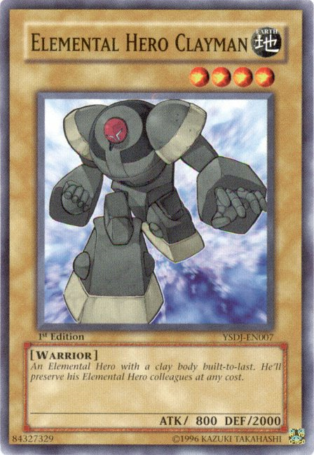 Elemental HERO Clayman [YSDJ-EN007] Common Yu-Gi-Oh!