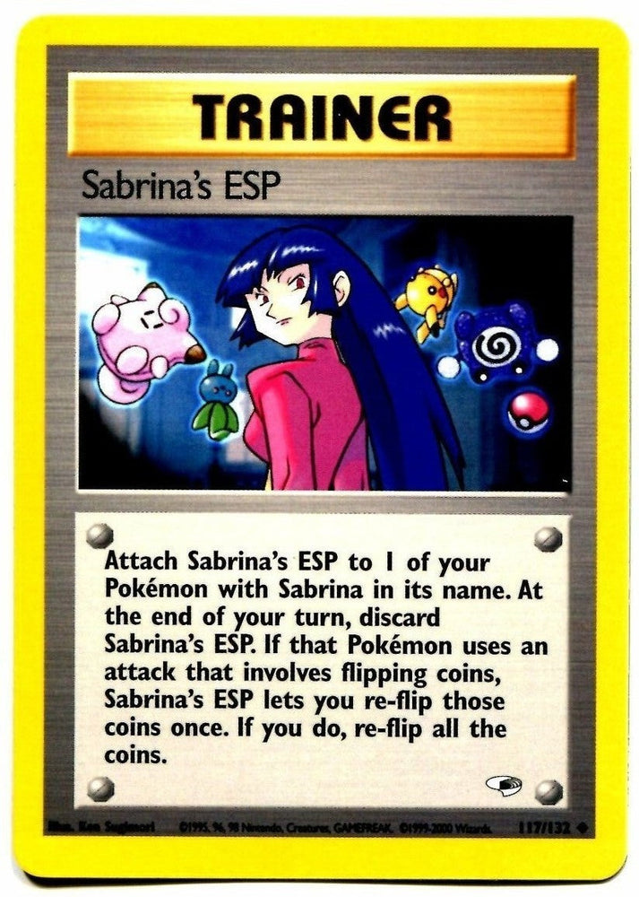 Sabrina's ESP (117/132) [Gym Heroes Unlimited] Pokémon