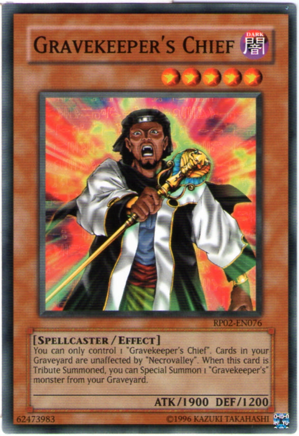 Gravekeeper's Chief [RP02-EN076] Common Yu-Gi-Oh!