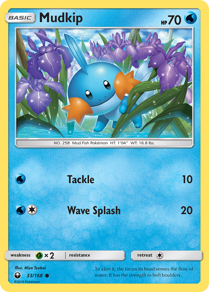 Mudkip (33/168) [Sun & Moon: Celestial Storm] Pokémon