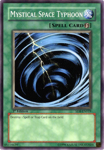 Mystical Space Typhoon [SD8-EN019] Common Yu-Gi-Oh!