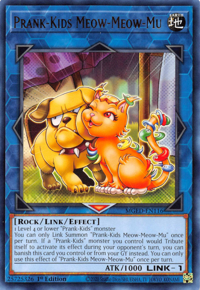 Prank-Kids Meow-Meow-Mu [MGED-EN116] Rare Yu-Gi-Oh!