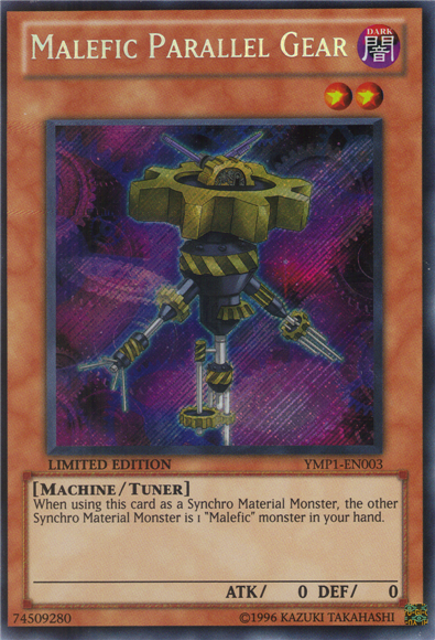 Malefic Parallel Gear [YMP1-EN003] Secret Rare Yu-Gi-Oh!