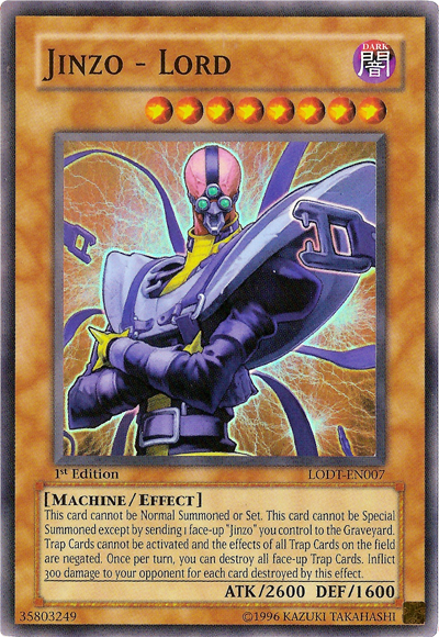 Jinzo - Lord [LODT-EN007] Super Rare Yu-Gi-Oh!
