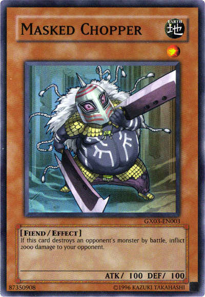 Masked Chopper [GX03-EN003] Super Rare Yu-Gi-Oh!