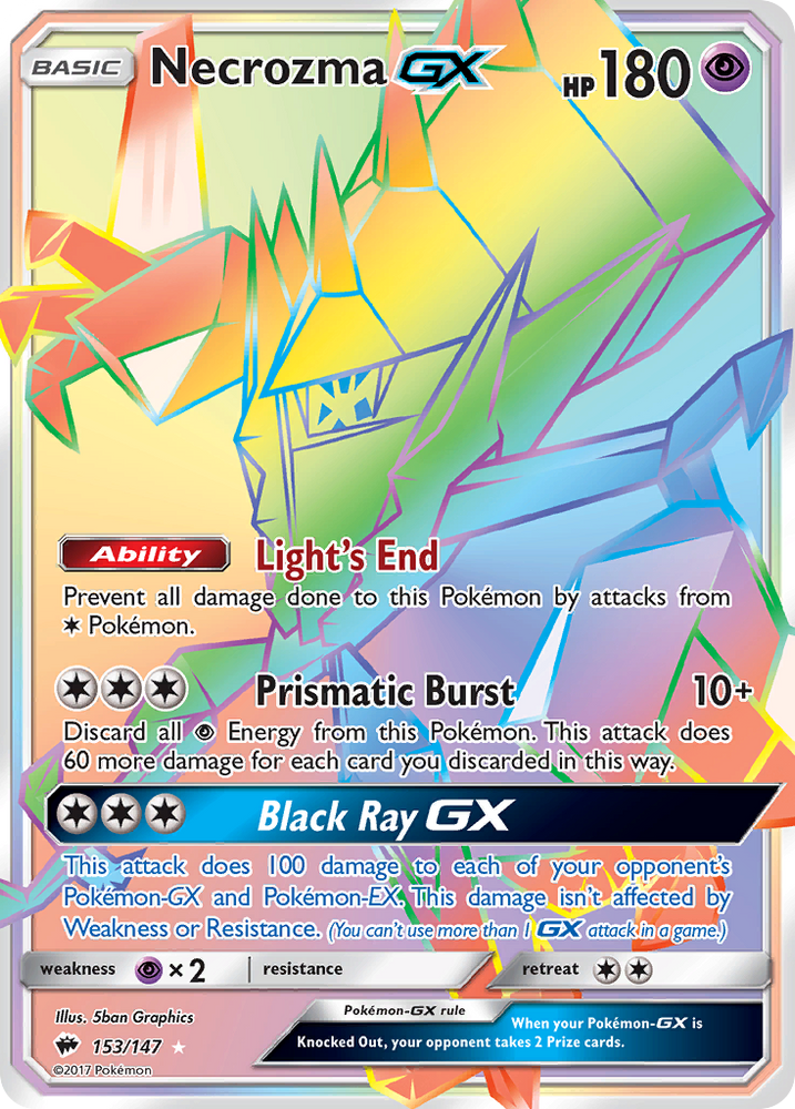 Necrozma GX (153/147) [Sun & Moon: Burning Shadows] Pokémon