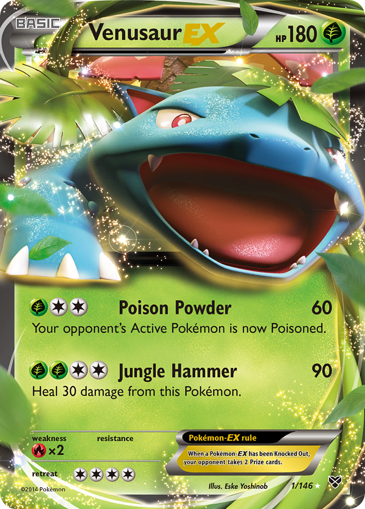 Venusaur EX (1/146) [XY: Base Set] Pokémon