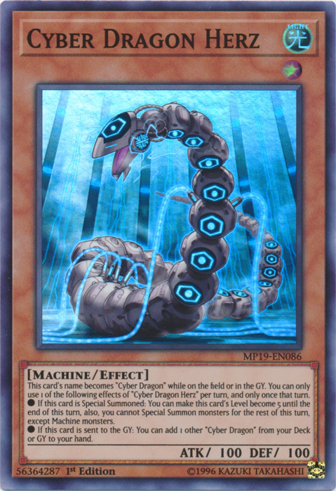 Cyber Dragon Herz [MP19-EN086] Super Rare Yu-Gi-Oh!