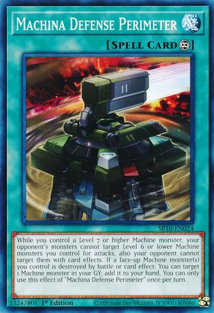 Machina Defense Perimeter [SR10-EN024] Common Yu-Gi-Oh!