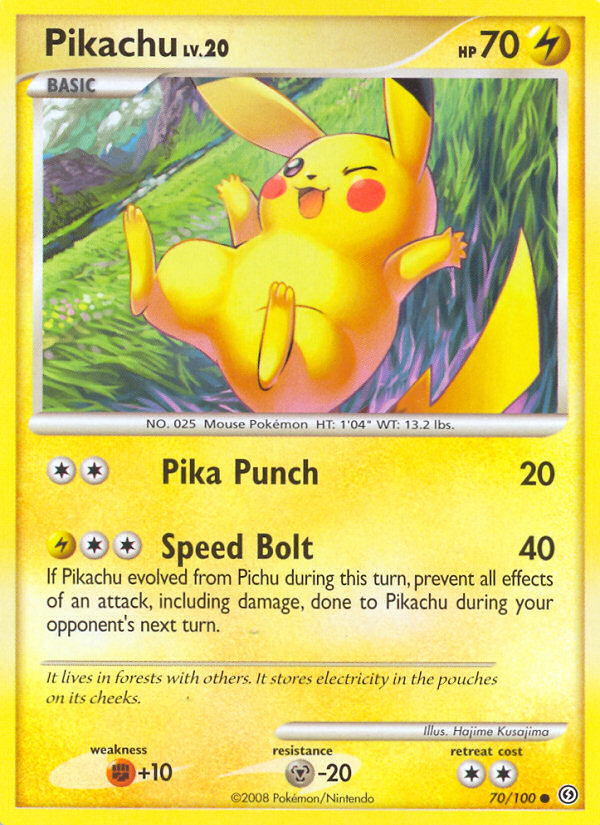 Pikachu (70/100) [Diamond & Pearl: Stormfront] Pokémon