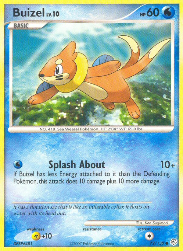 Buizel (72/130) [Diamond & Pearl: Base Set] Pokémon
