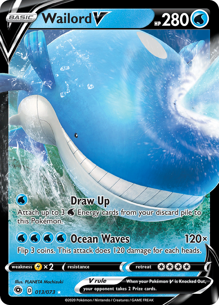Wailord V (013/073) [Sword & Shield: Champion's Path] Pokémon